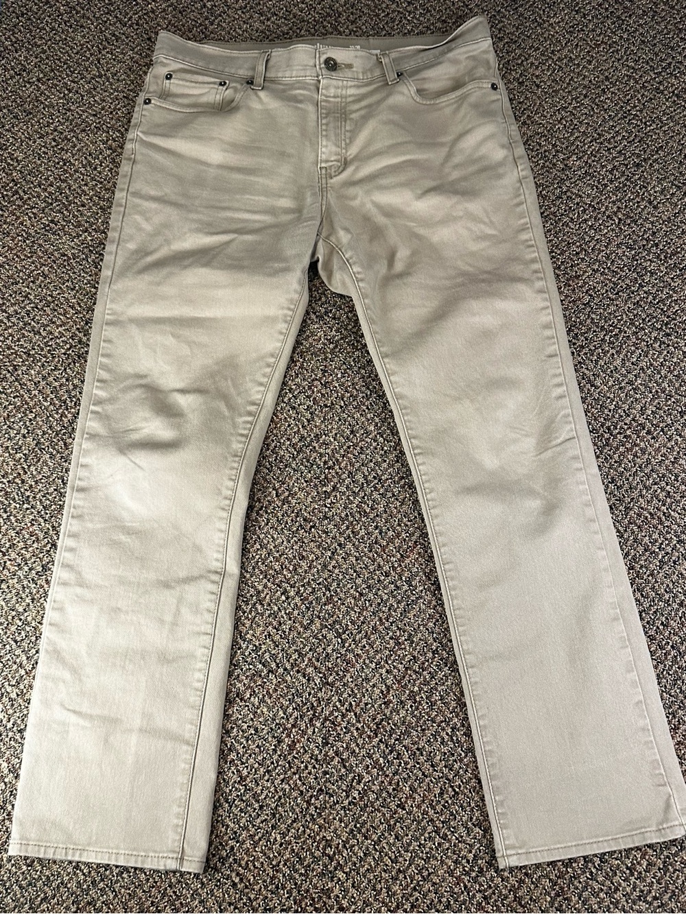 urban pipeline Men's Straight Jeans in Light Khaki